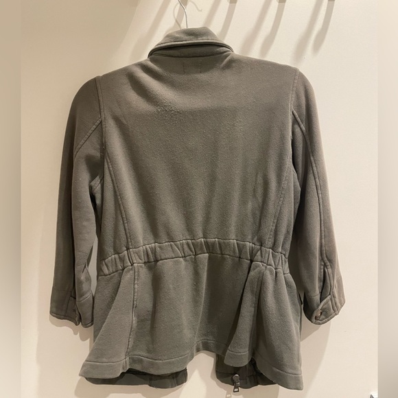 Free with purchase! Banana Republic grey cotton trench-style jacket XS - Picture 2 of 4